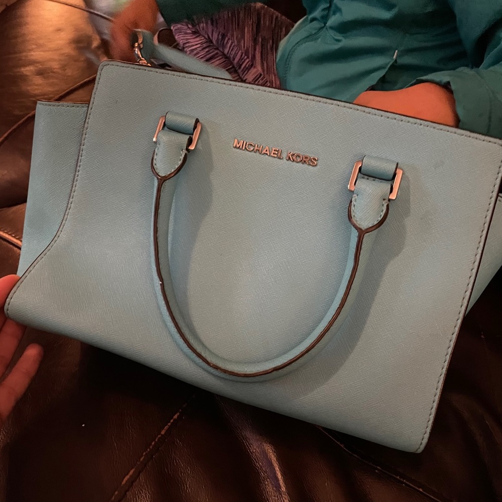 Blue purse